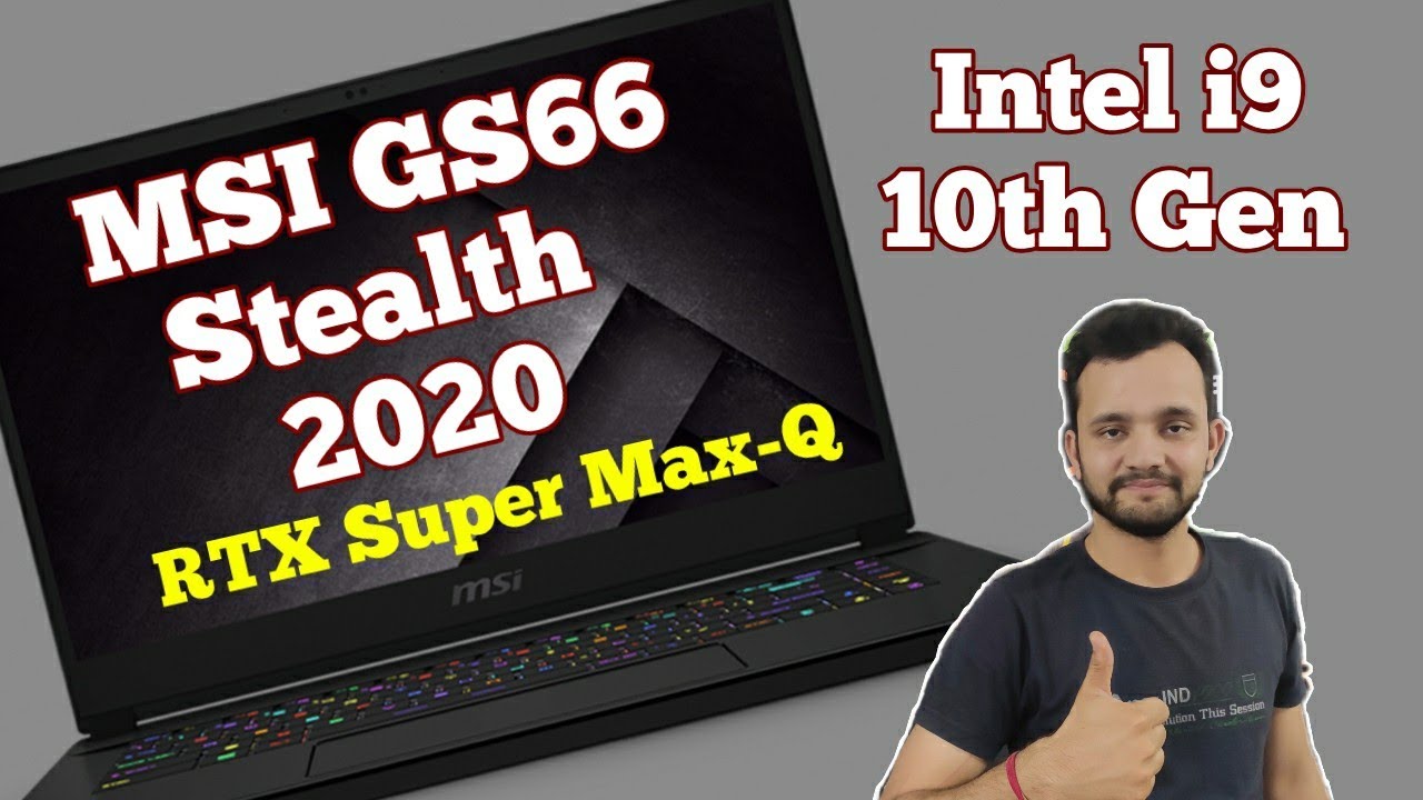 msi gs66 i9 10th gen