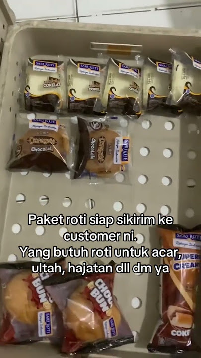 Paket sari roti pesanan siap dikirim ke pelanggan. #sariroti #sarirotibandung