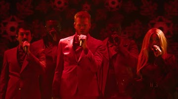 Thumbnail of “God Rest Ye Merry Gentlemen” Pentatonix live stream Christmas Spectacular 2022