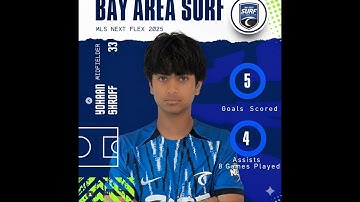 Yohaan Shroff - U17 MLS NEXT(Allstate) - Fall 25-26 Highlight Reel