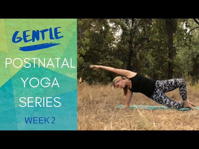 Week 2 GENTLE Postnatal Yoga/ Pilates Weekly Series| Postpartum Strengthening for C-section Recovery class=