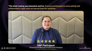 Personal Branding & Presence | Prestigious Local Bank Frontliner Training Feedback – Bacolod City