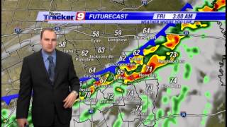 Brad Hlozek, KTRE Weathercast 2015-04-09