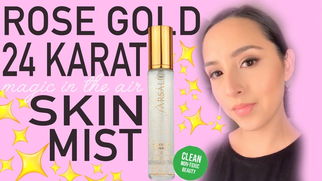 REVIEW: Farsali ROSE GOLD 24K SKIN MIST | MaSanti