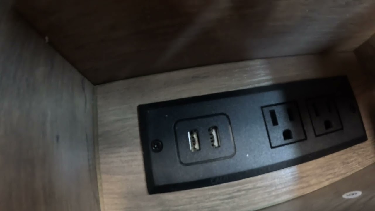 HOOBRO Side Table with Charging Station on AMAZON!