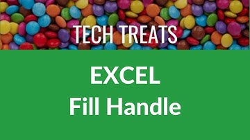 EXCEL - Fill Handle