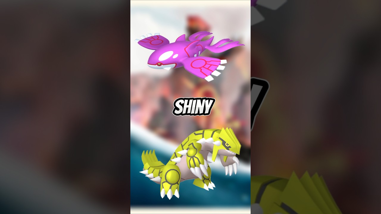 1/10 SHINY KYOGRE & GROUDON In Pokémon GO! #pokemongo - YouTube