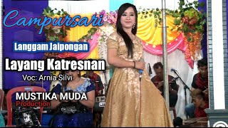 Layang Katresnan Versi Jaipong Arnia Silvi || MustikaMuda ||pernikahan Riska dan Yudi Jhonez kenyung