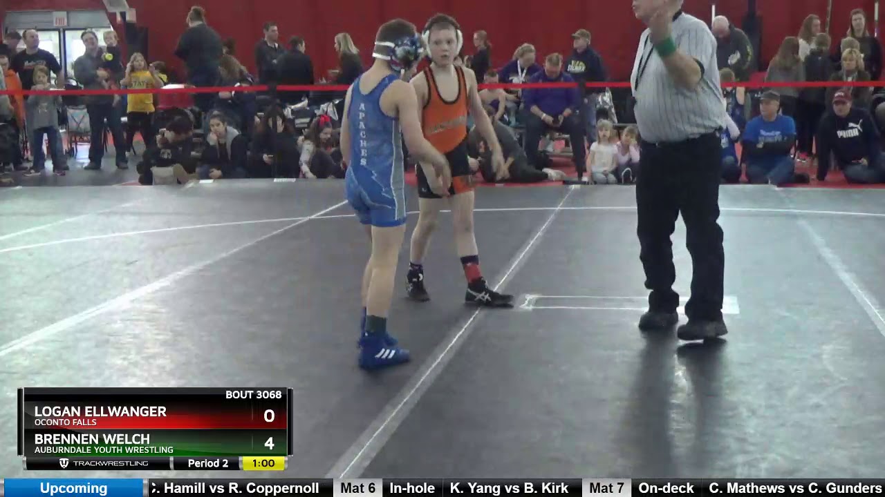 10U 77 Brennen Welch Auburndale Youth Wrestling Vs Logan Ellwanger
