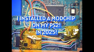 I installed a modbo 5.0 on my PS2 in 2025! (NO BGM)