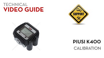 Piusi K400 - Calibration