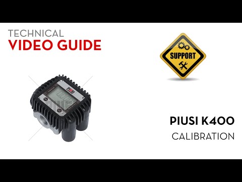 Piusi K400 Calibration