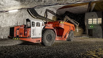 CYBERMINE Sandvik TH540 Articulated Dump Truck Simulator