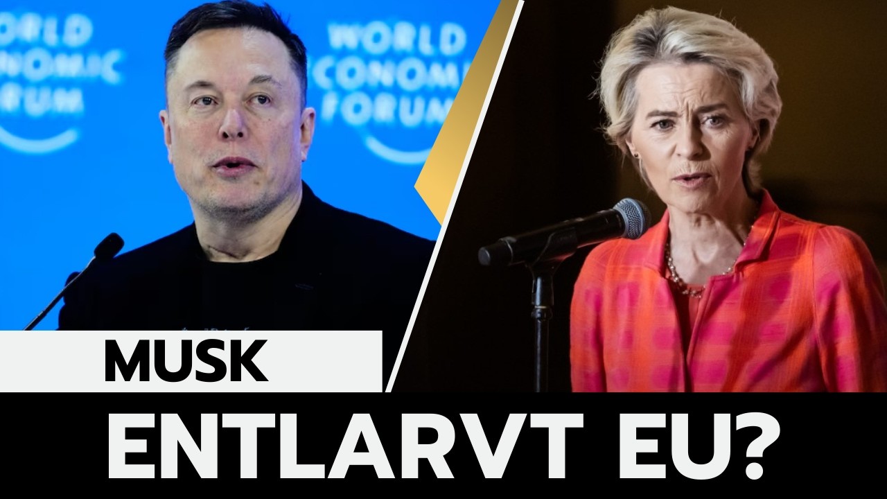 Musk konfrontiert von der Leyen – und plötzlich verlässt sie das Parlament