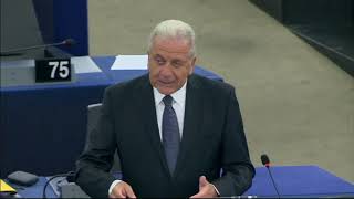 Opening Remarks by Commissioner Avramopoulos at the EP Plenary session - Strasbourg 18/9