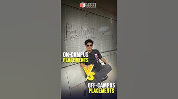 On-Campus Placements vs Off-Campus Placements! #code #codingblocks #oncampus #offcampus #placement