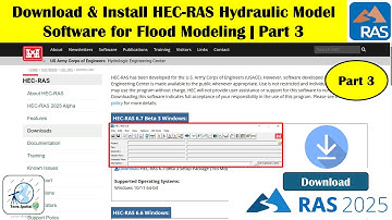 Download & Install HEC-RAS Hydraulic Model Software for Flood Modeling | Part 3