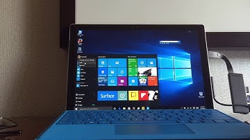 Surface Pro 4 Windows Hello demo - See below for link to guide on setting it up