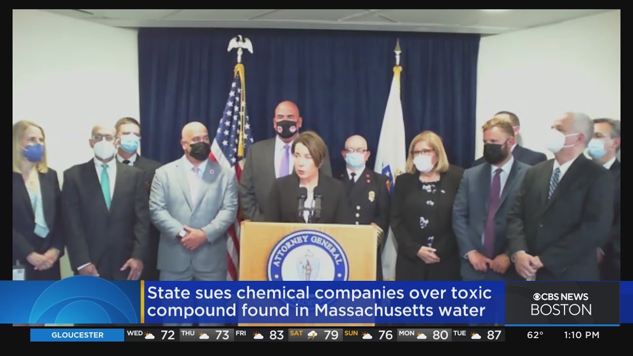 Massachusetts sues chemical companies over toxic compound found in Massachusetts water
