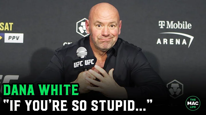 Dana White goes off on betting scandal: "You're go...