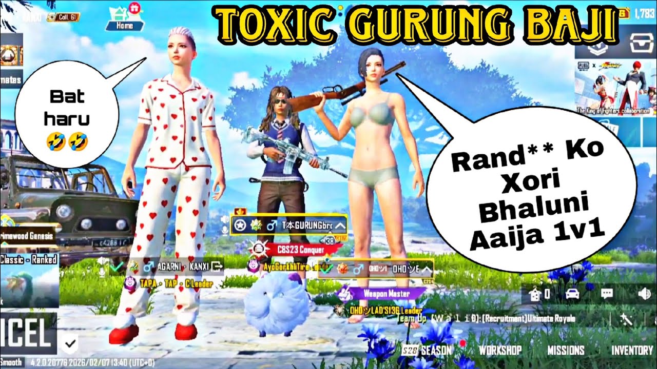 Toxic Gurung BaJi 1v1 TDM Challenge 
