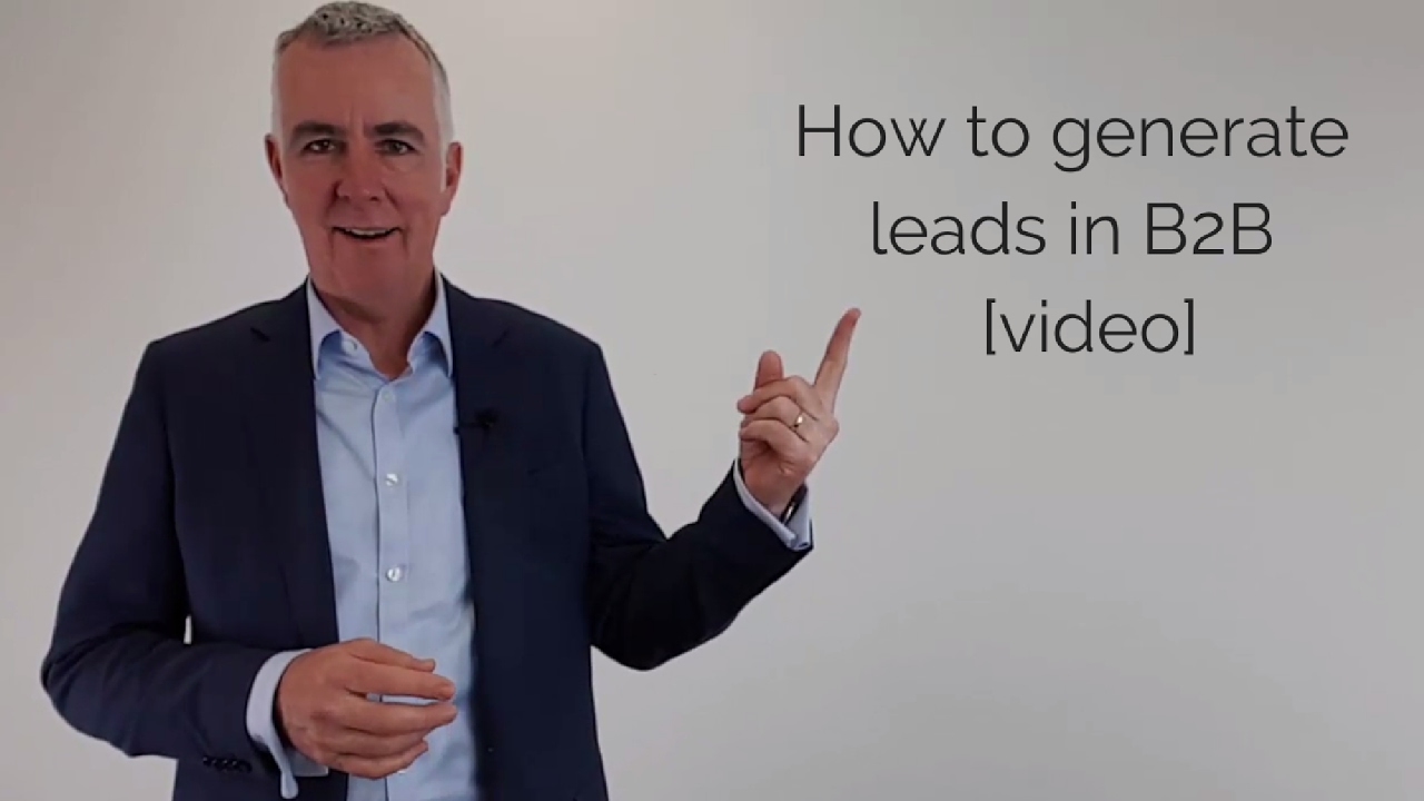 How to generate leads in B2B - YouTube