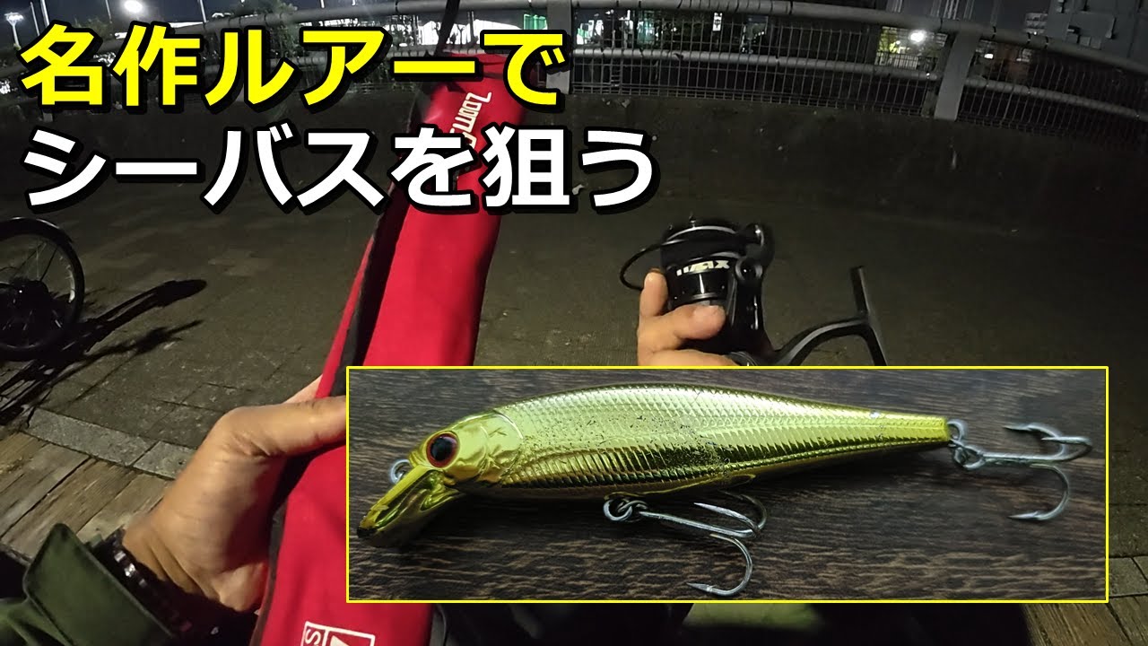 【ビーフリーズ78S】伝説の固定重心ミノーでおかっぱりシーバスを狙う