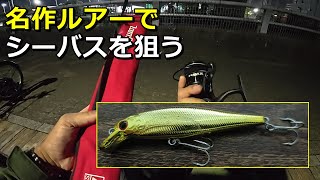 【ビーフリーズ78S】伝説の固定重心ミノーでおかっぱりシーバスを狙う