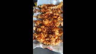 Teach everyone how to make fried big squid, a must-have for fried skewers #FriedSkewers