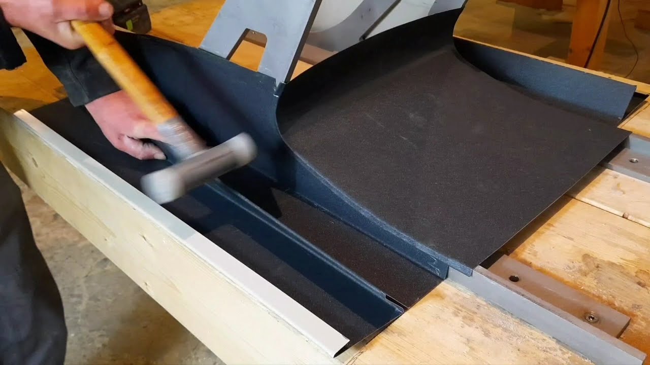 TYŁ KOMINA - Instrukcja wykonania tylnej obróbki komina na szablonie kominowym EdgeFold