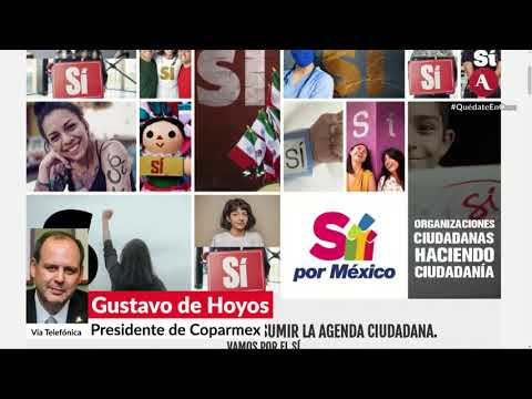 Gustavo de Hoyos niega que ‘Sí por México’ sea un movimiento ‘conservador’