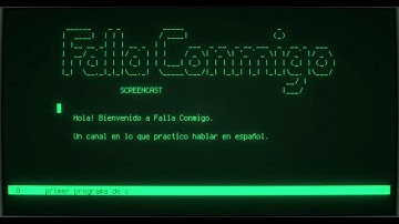 Falla Conmigo - primer programa de c