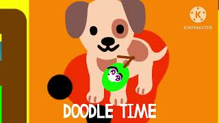 Doodle time sleep dog lemon logo Remake