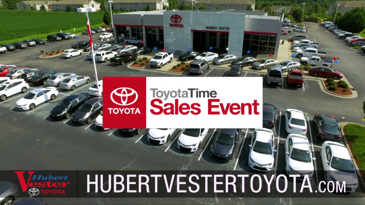 Hubert Vester Toyota - The Toyota Time Sales Event is ON!