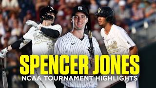 Yankees top prospect Spencer Jones' NCAA baseball tournament highlights