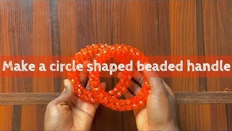 SIMPLE AND EASY WAY TO MAKE A BEADED HANDLE