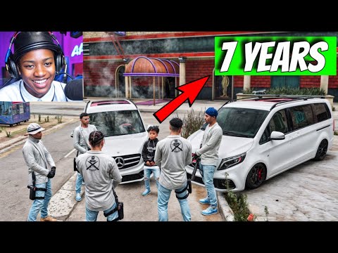 7 Year Old Robs Banks With His Uncles IN GTA RP!