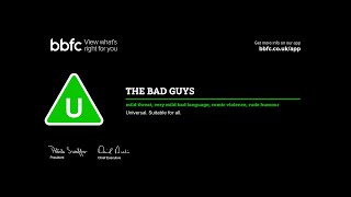 The Bad Guys 4K - Bbfc Black Card