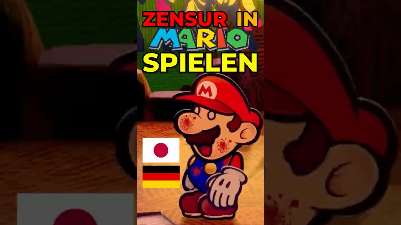 🩸ZENSUR IN VIDEOSPIELEN 🇯🇵🇩🇪 BLUT UND TOD IN MARIO ☠️🍄