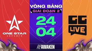 ONE STAR ESPORTS VS GG LIVE: ĐỊA CHẤN 3-0| ĐTDV MÙA XUÂN 2024 - VÒNG BẢNG GĐ 2 NGÀY 24/4 screenshot 3