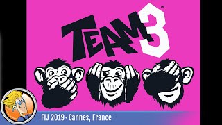 TEAM3 — game overview at FIJ 2019 in Cannes Wealth