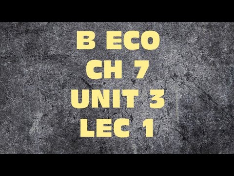 CH 7 U 3 Revision Lec 1 | B ECO | CA FOUNDATION PAPER 4 - YouTube