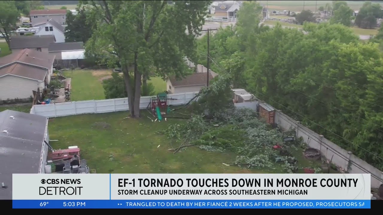 EF1 tornado touches down in Monroe County - YouTube