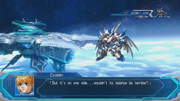 Super Robot Wars OG Moon Dwellers - Rein Weissritter Attacks