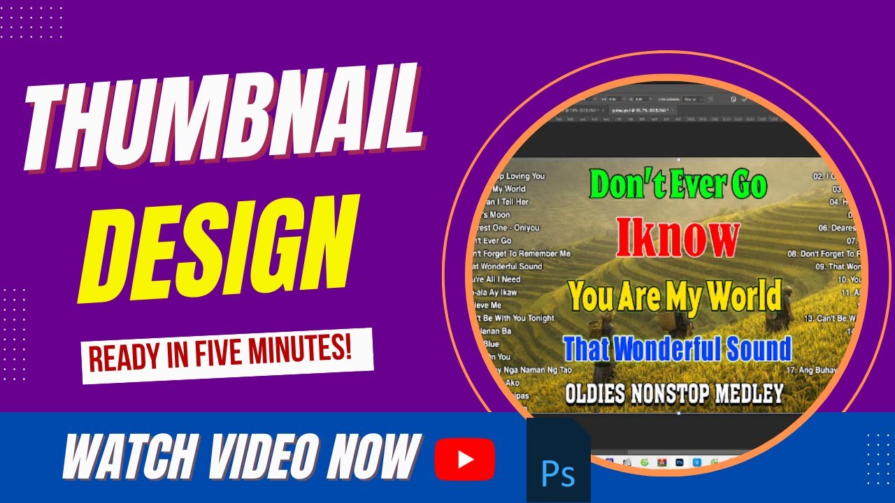 How to Create a High Quality, Click Worthy YouTube Thumbnail with Photoshop
