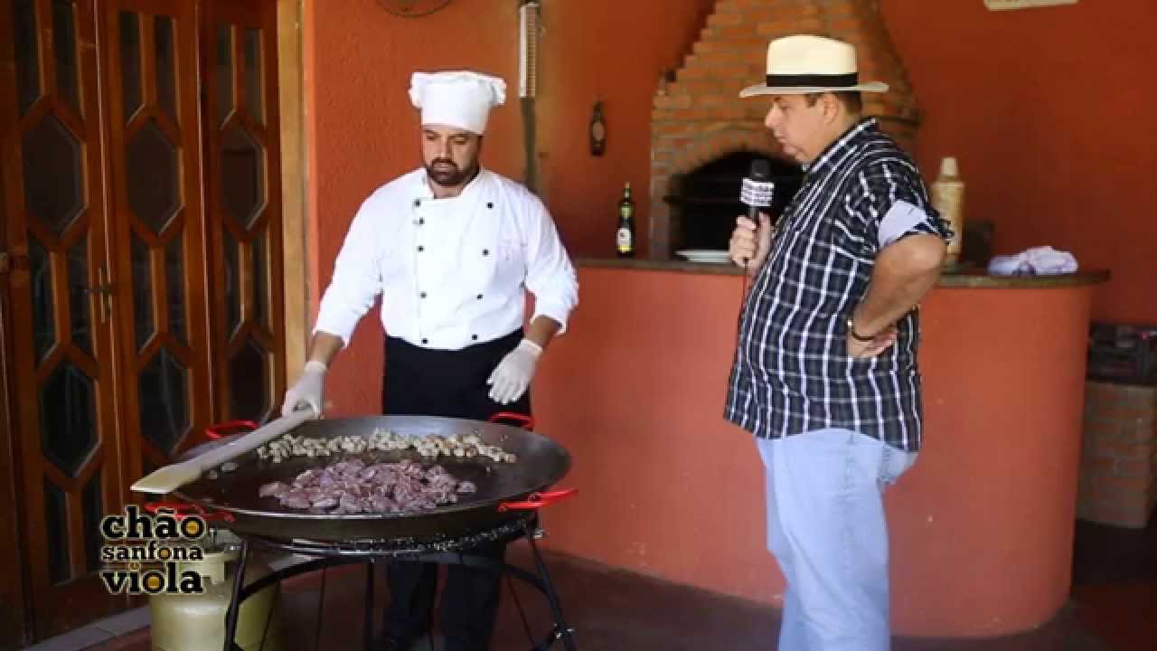 Tá na mesa - Com David Di Cesare - Receita Paella Caipira