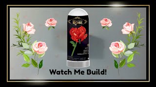 Watch Me Build! 2025 Block Tech - Everlasting Rose - Romantic Red - 99 Pieces - Sped Up with Music