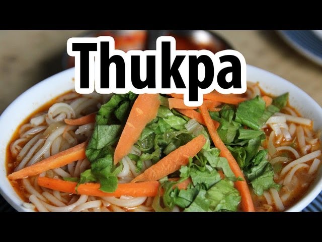 Thukpa - Tibetan Noodle Soup at Boudha, Kathmandu, Nepal | Mark Wiens