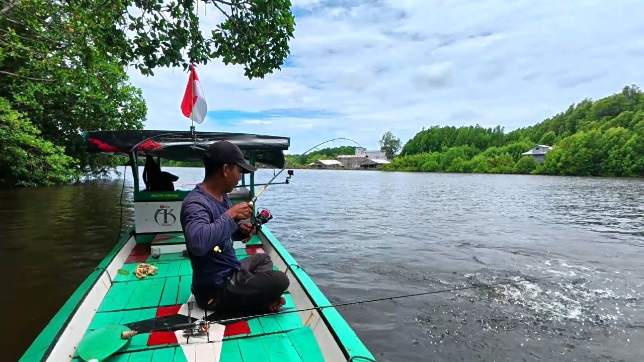 Masak gulai ikan kakap setelah joran baruku disiksa ikan penunggu pohon tiduran di sungai.