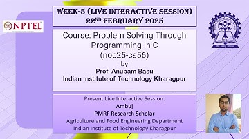 Week-5 Problem Solving Through Programming In C(noc25-cs56)